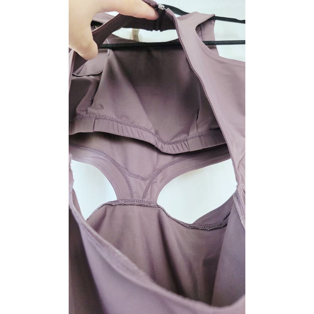 Free People Movement Athletic Bodysuit‎ Chocolate Brown M Active Yoga Athleisure - Picture 4 of 6